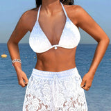 Laluna® | Conjunto de Bikini de Renda Elegante