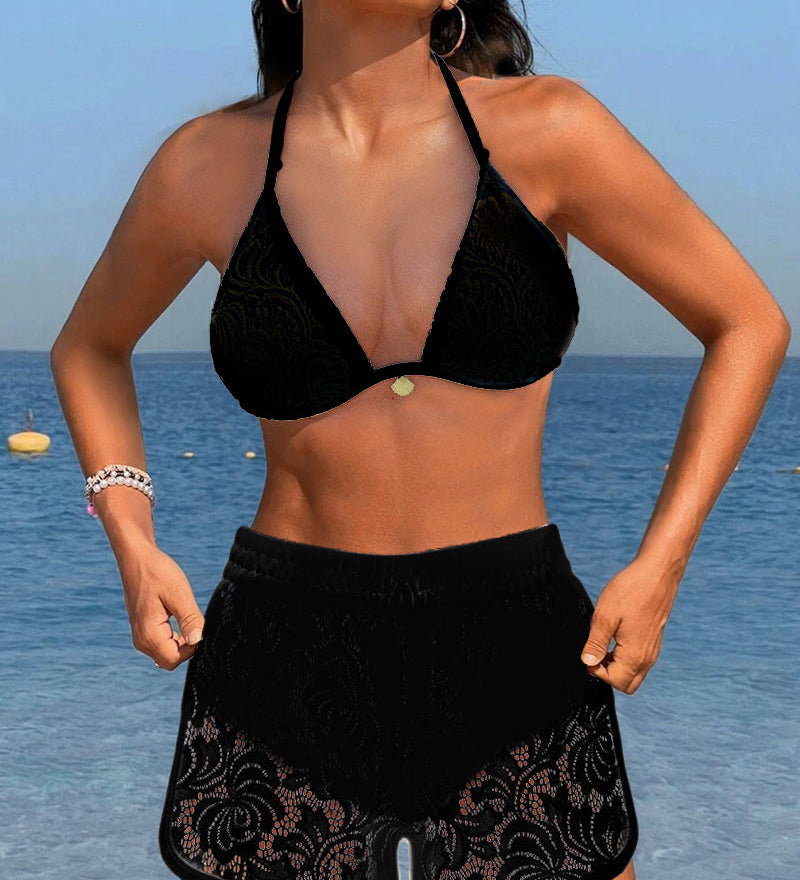 Laluna® | Conjunto de Bikini de Renda Elegante