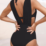 Karina | Fato de Banho Modelador em V com Efeito Redutor de Barriga