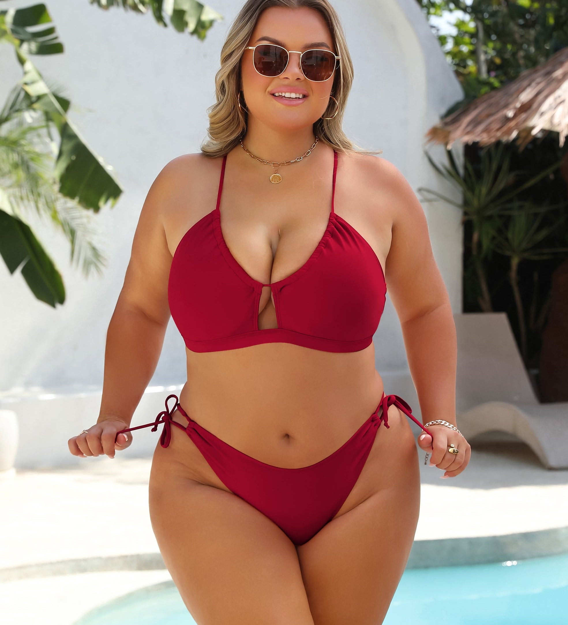 Christina | Conjunto de Bikini Ajustável com Corte Favorecedor
