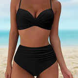 Douglas - Bikini Elegante de Cintura Subida