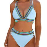 Stephanie | Conjunto de Bikini com Detalhes em Contraste