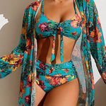 Glenda Bikini mit Blumenrock