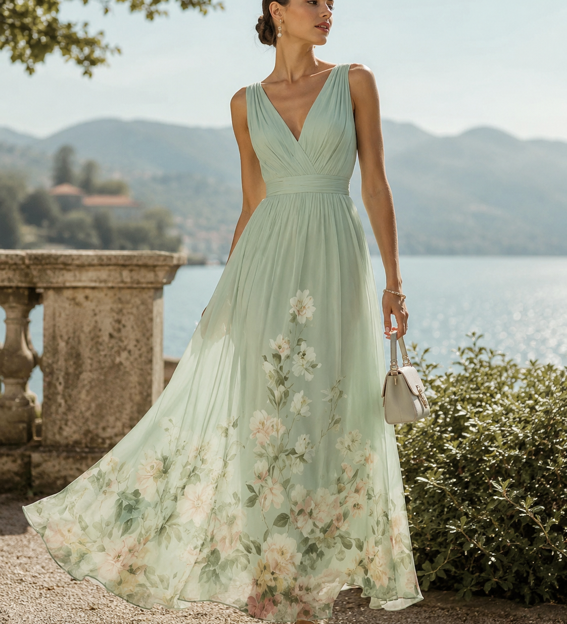 Mariana Vestido Floral Verão