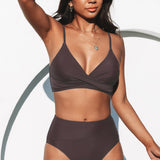 Rachelle - Conjunto de Bikini de Cintura Subida