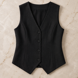 "Elena" Linen Vest