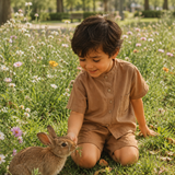 "Oliver" Linen Two-Piece Set