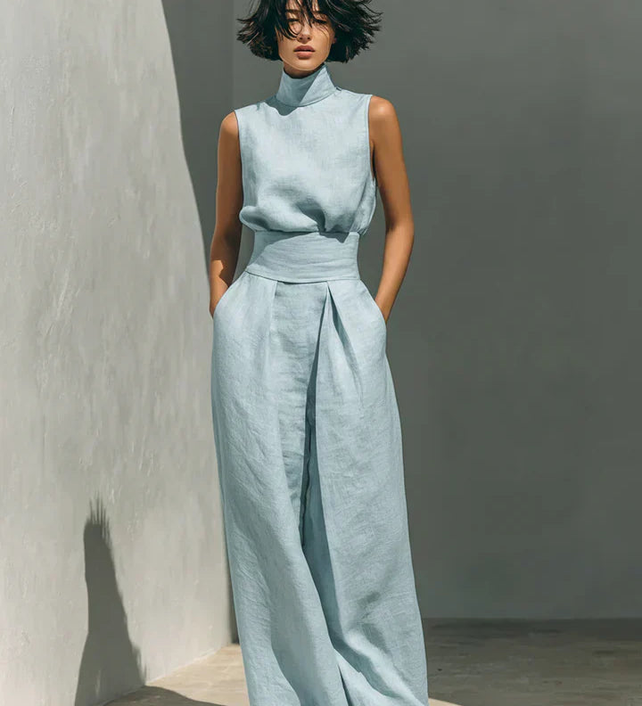 Flor - Conjunto Minimalista sem Mangas