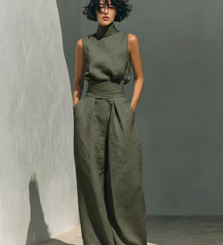 Flor - Conjunto Minimalista sem Mangas