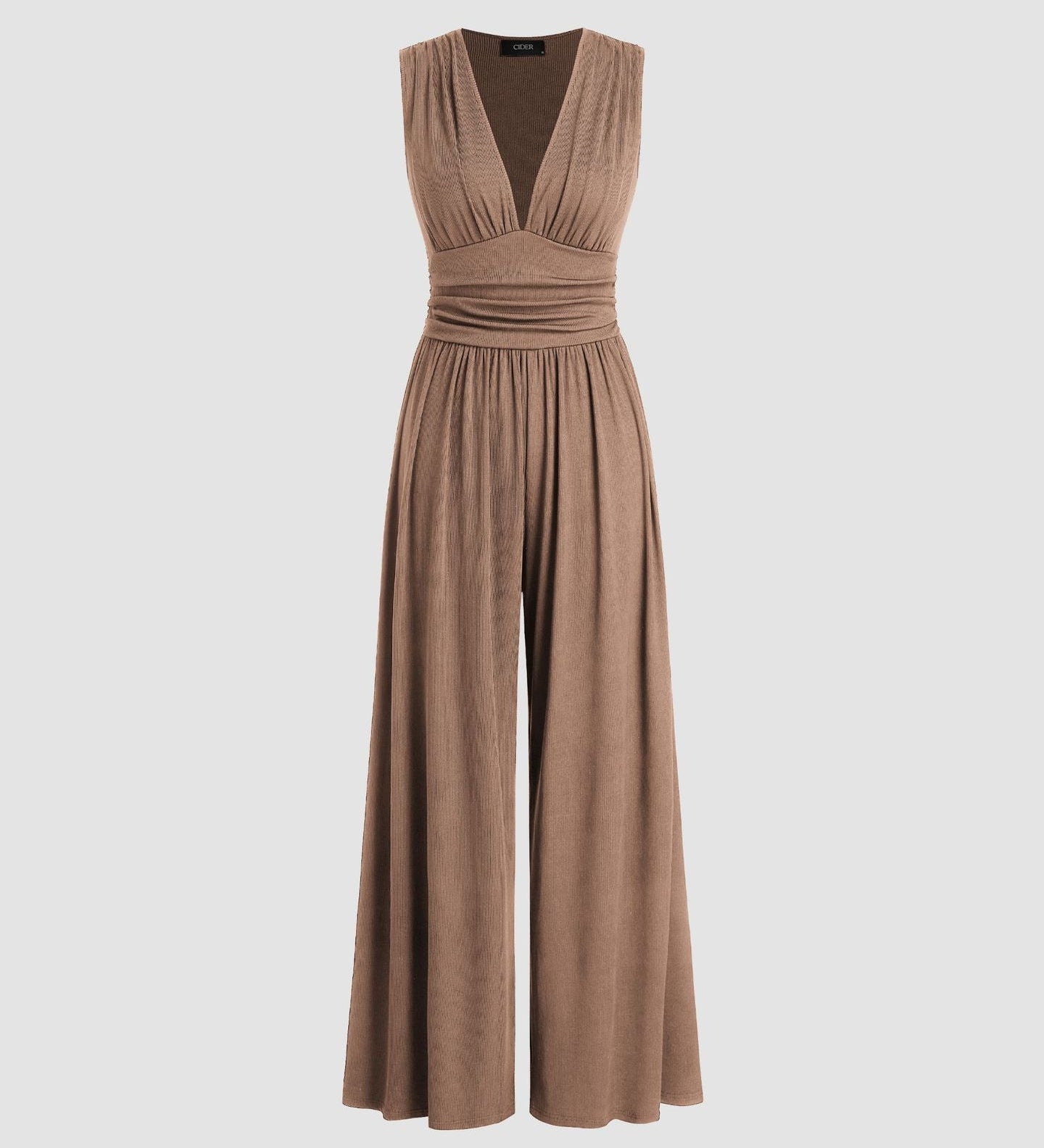 Charity – Chic Sleeveless Jumpsuit with Wide Legs