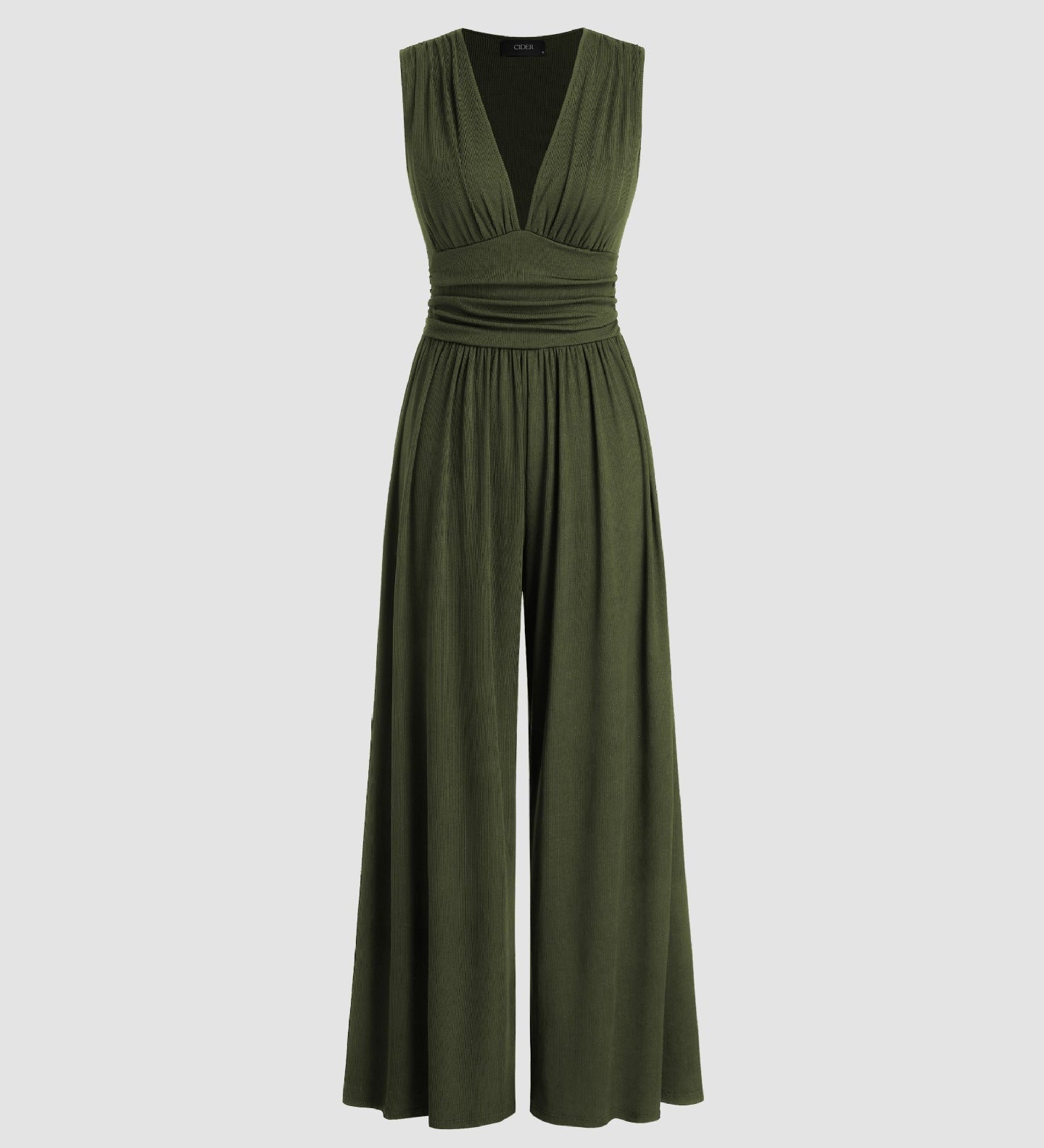 Charity – Chic Sleeveless Jumpsuit with Wide Legs