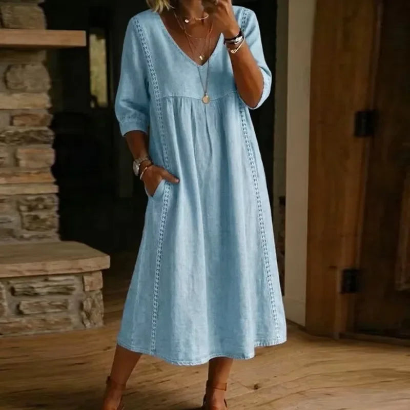 Vestido de Praia Boho Chic