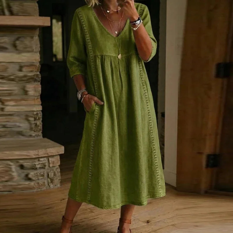 Vestido de Praia Boho Chic