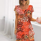Brigitte – Vestido Elegante Fluido com Folhos