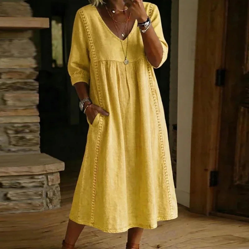 Vestido de Praia Boho Chic