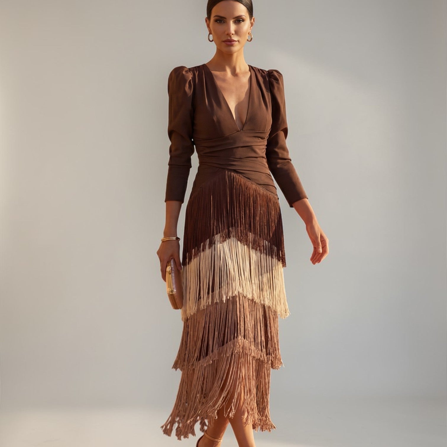 Sofia - Vestido com Franjas