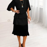 Sophie – Elegant Flowing Dress with Ruffles