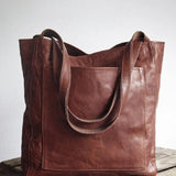 Leonor - Bolsa de ombro clássica em pele