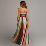 Long Colorful Sleeveless Dress