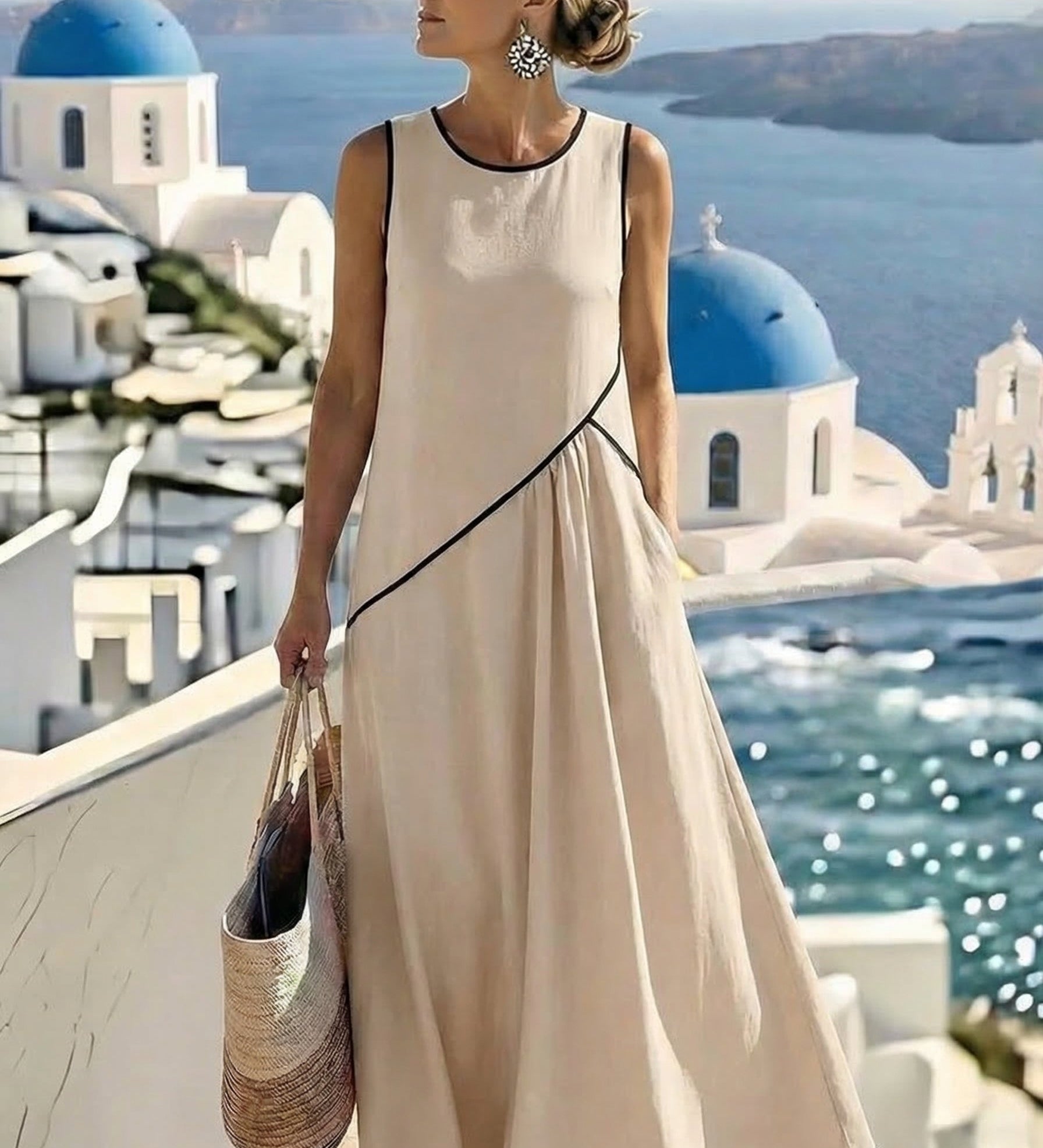 Lot - Striped Summer Dress