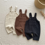 "Arthur" Corduroy Suspender Romper